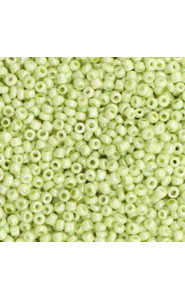 Seed beads 11/0 (2mm) Luminary green